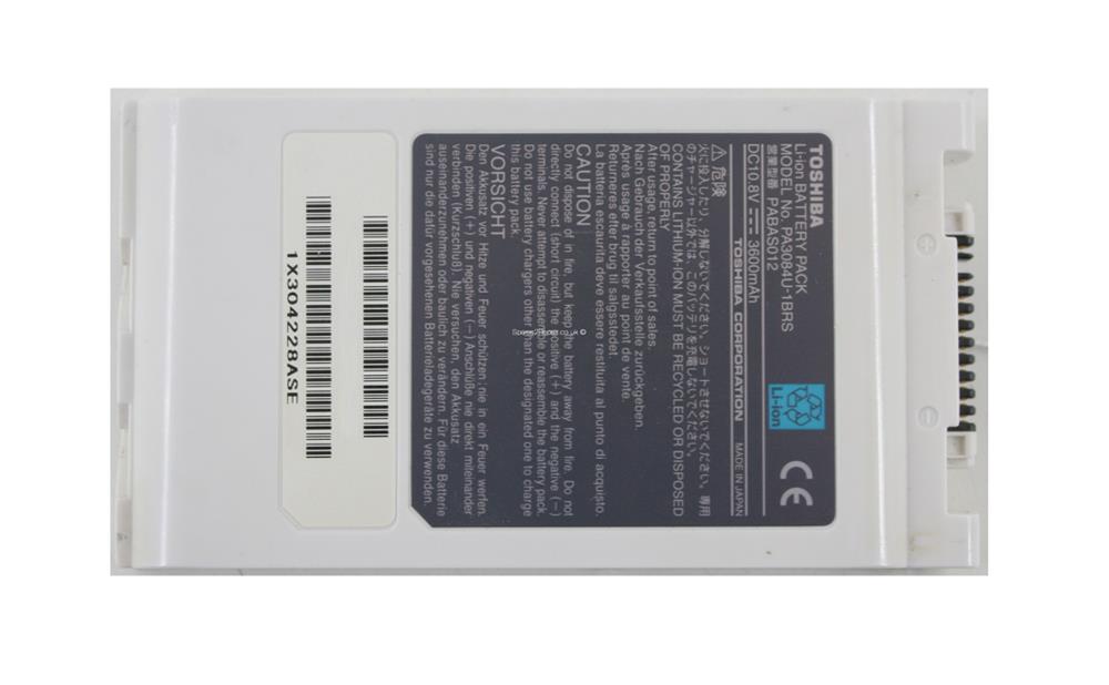 PABAS012 | Toshiba 10.8v 4400mAh Li-ion Battery