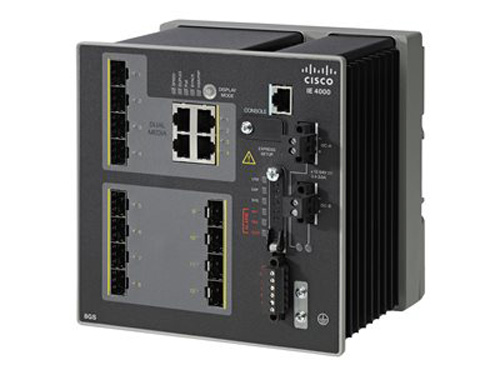 IE-4000-8GS4G-E | Cisco Industrial Ethernet 4000 Series Managed Switch 8 Gigabit SFP-Ports and 4 Combo Gigabit SFP-Ports - NEW