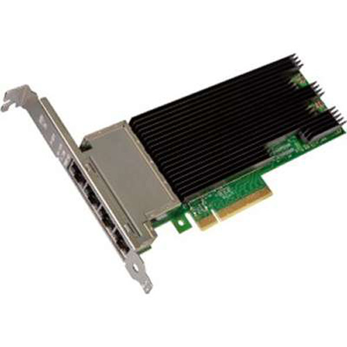 540-BBVB | Dell Intel X710 Quad Port 10GbE BASE-T PCI Express Ethernet Server Adapter - NEW
