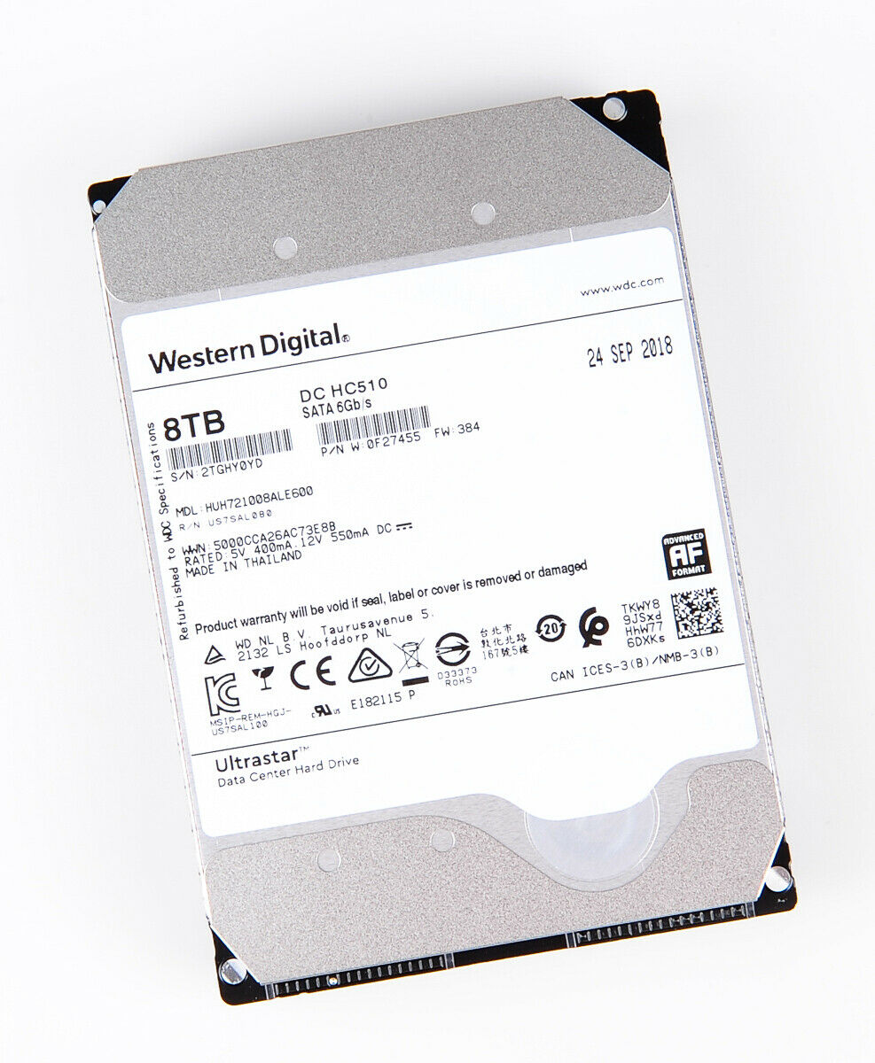 HUH721008ALE601 | Hitachi 8TB 7200RPM SATA 6 Gbps 3.5 256MB Cache Ultrastar Hard Drive