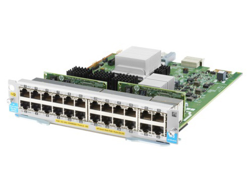 J9991-61001 | HP 20-Ports 10/100/1000BASE-T POE+ / 4-Port 1/2.5/5/10GBASE-T POE+ MACSEC V3 ZL2 Expansion Module - NEW