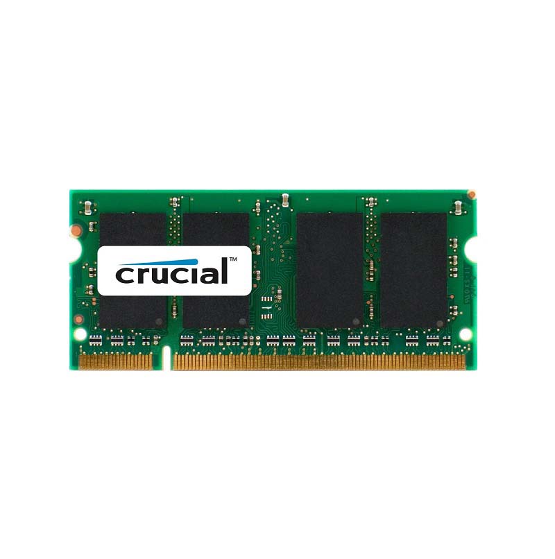 CT12864AC800.M8FE | Crucial Technology 1GB DDR2-800MHz PC2-6400 non-ECC Unbuffered CL6 200-Pin SoDimm 1.8V Memory Module