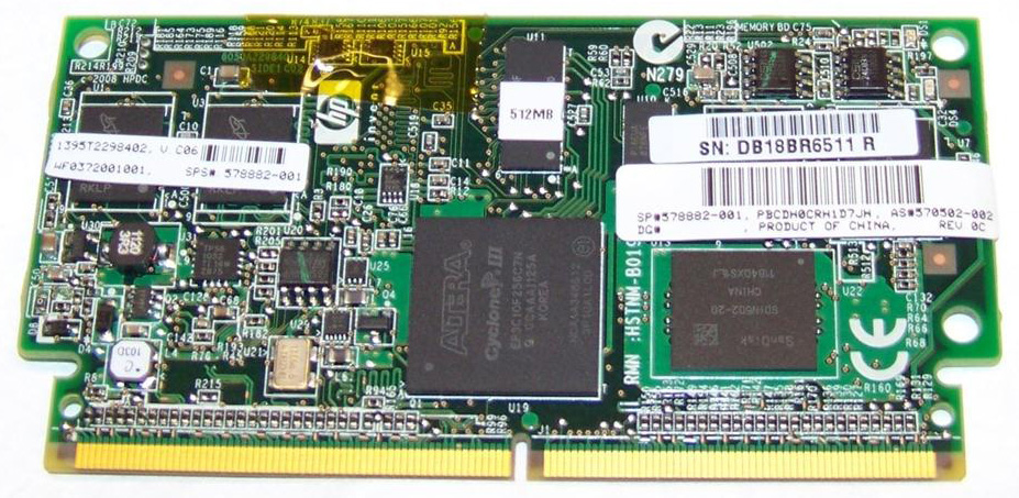 AM252A | HP 512MB FBWC (Flash Backed Write Cache) Memory Module for Smart Array P212/P410/P411 Controller
