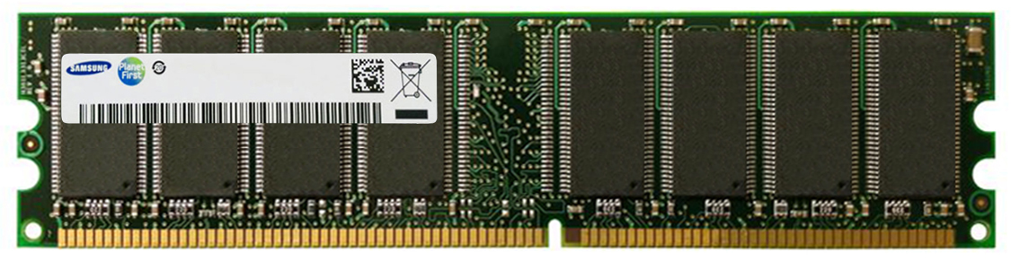 M368L2923BTM-LC4 | Samsung 1GB DDR-400MHz PC3200 non-ECC Unbuffered CL3 184-Pin DIMM Memory Module