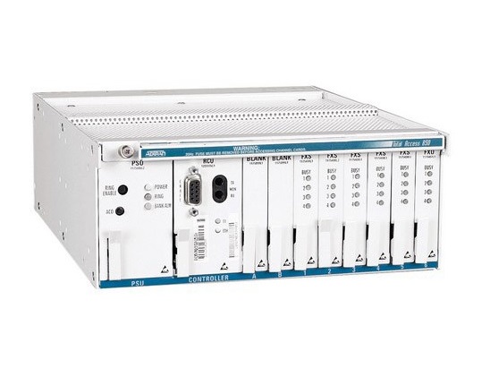 4200373L24#AC | Adtran Total Access 850 AC Chassis w/24 FXS (BCU L1) Bundle