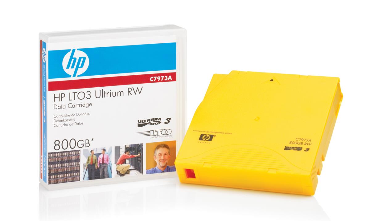 C7973AL#020 | HP LTO-3 Ultrium 400/800GB RW Storage Media non Custom Label Tape Data Cartridge