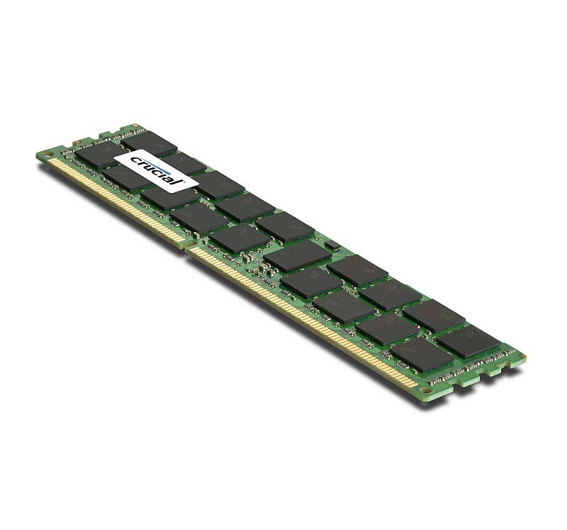 CT4G3ERSLS4160B | Crucial Technology 4GB DDR3-1600MHz PC3-12800 ECC CL11 240-Pin DIMM 1.35V Low Voltage Single Rank Memory Module