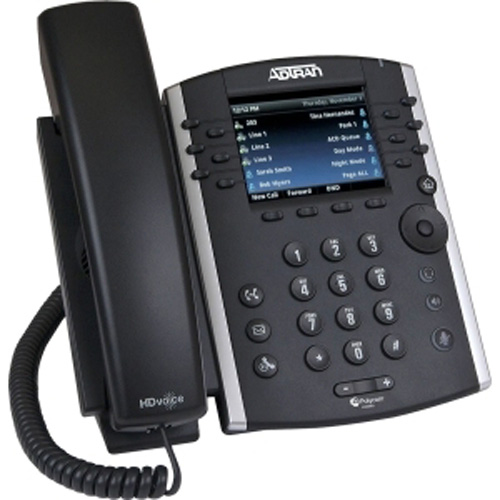 1200854G1 | ADTRAN VVX 400 IP Phone Cable 12 X Total Line VoIP 2 X Network (RJ-45) - NEW
