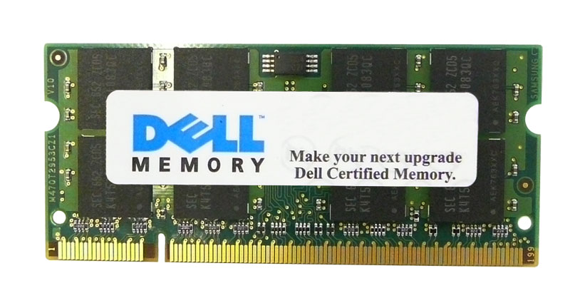 NY687 | Dell 4GB DDR2-800MHz PC2-6400 non-ECC Unbuffered CL6 200-Pin SoDimm 1.8V Memory Module