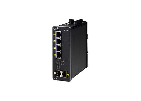 IE-1000-4P2S-LM | Cisco Industrial Ethernet 1000 Series Managed Switch - 4 Poe+ Ethernet Ports & 2 1000base-x SFP Uplink Ports - NEW