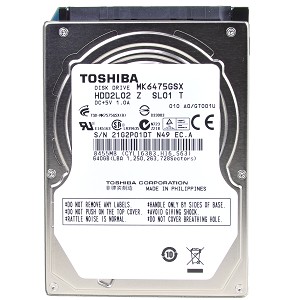 MK6475GSX | Toshiba 640GB 5400RPM 8MB Cache 2.5 SATA 3Gb/s Notebook Hard Drive