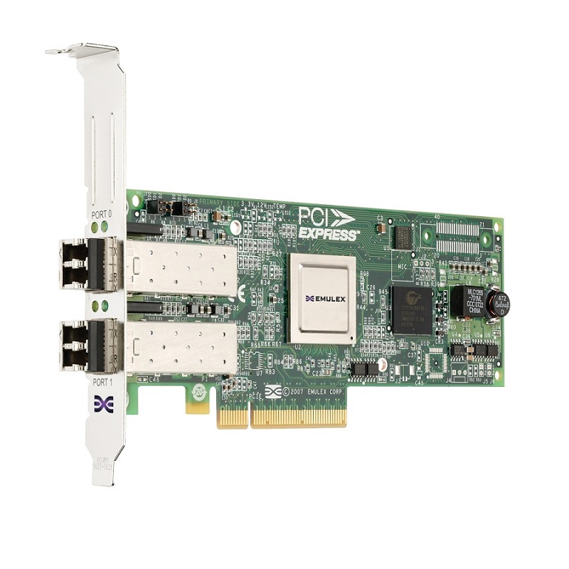 P002181-02A | Emulex LightPulse 1-Port 8GB/s Fibre Channel PCI-Express Host Bus Adapter