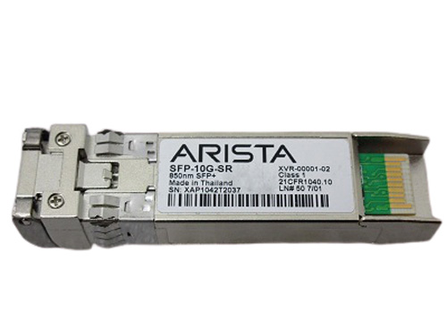 XVR-00001-02 | Arista Networks SFP-10G-SR 850NM 10GbE SFP+