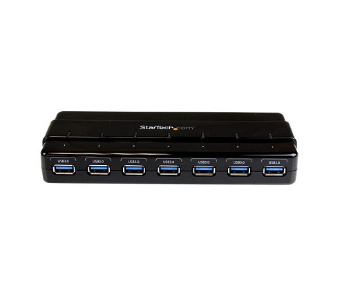 ST7300USB3B | StarTech 7-Port SuperSpeed USB 3 Desktop Hub