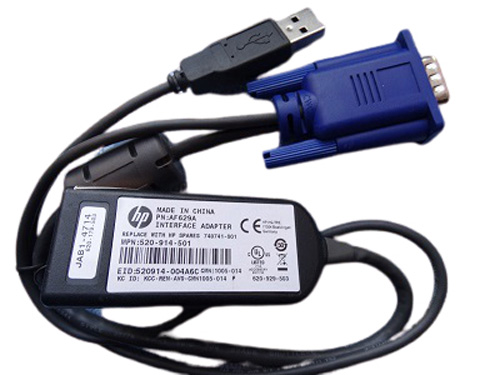 748741-001 | HP USB 2.0 Virtual Media CAC Interface Adapter Video/USB Extender