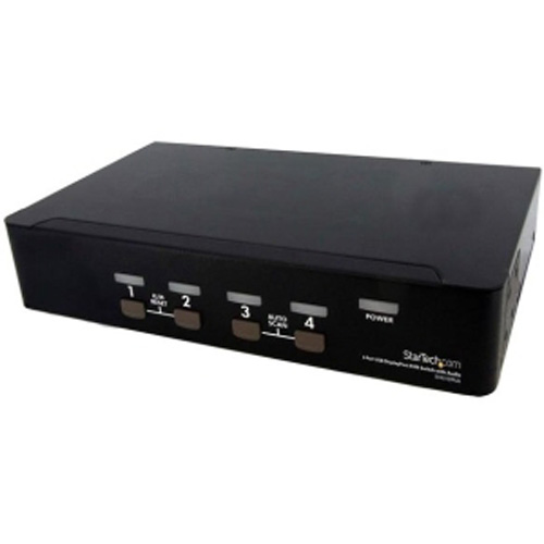 SV431DPUA | StarTech 4-Port USB DisplayPort KVM Switch