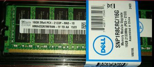 HMA42GR7MFR4N-TF | Hynix 16GB (1X16GB) 2133MHz PC4-17000 Dual Rank X4 ECC 1.2V CL15 DDR4 SDRAM 288-Pin RDIMM Memory Module - NEW