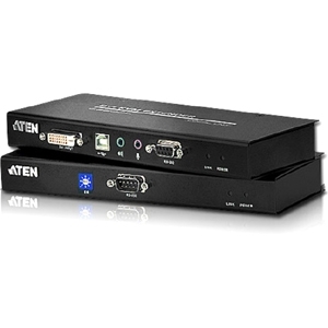 CE602 | Aten KVM Console/Extender 1 Computer (S) 196.85 FT Range 2 X Network (RJ-45) 3 X USB 2 X DVI Rack-mountable