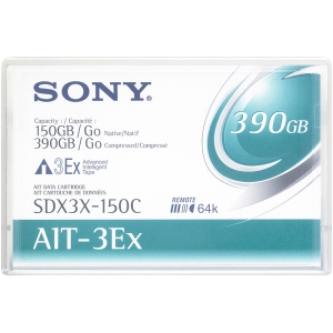 SDX3X150CWW | Sony AIT 3EX Tape Cartridge - AIT AIT-3Ex - 150GB (Native) / 390GB (Compressed)