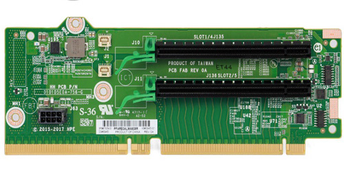 875059-001 | HP X16 PCI Express S1 / 2 Riser Card for ProLiant DL380 G10