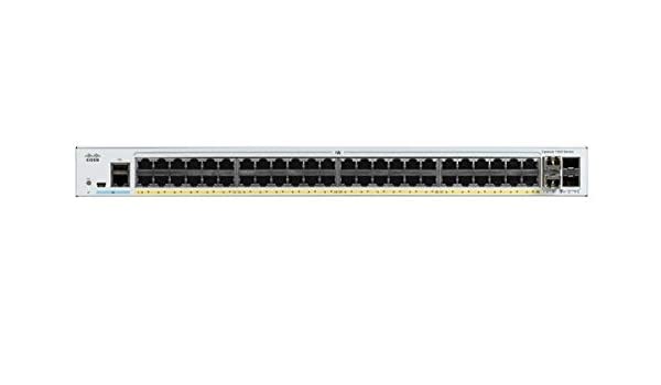 C1000-48PP-4G-L | Cisco Catalyst 1000 Series Switch 48x 10/100/1000 Ethernet Poe+ Ports And 370w Poe Budget, 4x 1g SFP Uplinks - NEW
