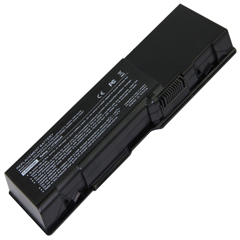 UW280 | Dell 6600mAh 11.1v Li-ion Battery For Inspiron 1520 1720 530s 1500 Vostro 1700 1720 1721 (Black)