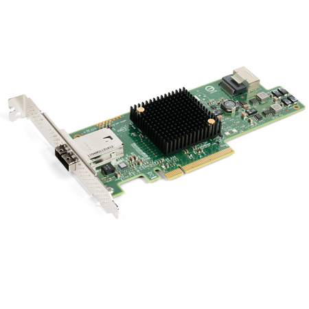 H3-25434-00H | LSI 6Gb/s 4Int. 4Ext. Port PCI-E 3.0 SATA SAS Host Bus Adapter with Short Bracket