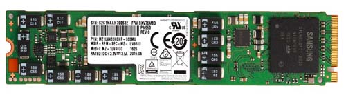 MZ-1LV4800 | Samsung PM953 Series 480GB Triple-Level Cell (TLC) PCI Express 3 x4 NVMe M.2 22110 Solid State Drive (SSD)