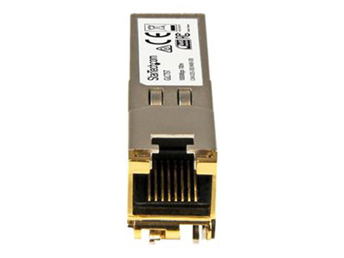 GLCTST | StarTech 1Gbps 100Base-T Copper RJ45 Connector SFP Transceiver Module