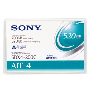SDX4200C | Sony AIT-4 Tape Cartridge - AIT AIT-4 - 200GB (Native) / 520GB (Compressed)