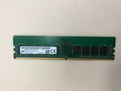 MTA18ASF1G72AZ-2G3B1 | Micron 8GB (1X8GB) 2400MHz PC4-19200 CL17 ECC Unbuffered Dual Rank DDR4 SDRAM 1.2V 288-Pin DIMM Memory Module - NEW