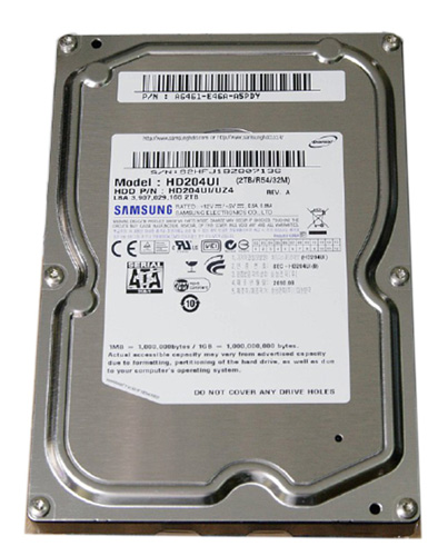 HD204UI | Samsung Spinpoint EcoGreen F4EG 2TB 5400RPM SATA 3Gb/s 32MB Cache 3.5 Internal Hard Drive for Desktop