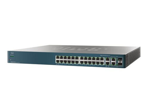 ESW-520-24P-K9 | Cisco Small Business Pro ESW-520-24P Managed Switch 24 PoE Ethernet-Ports and 2 Combo Gigabit SFP-Ports and 2 Ethernet-Ports