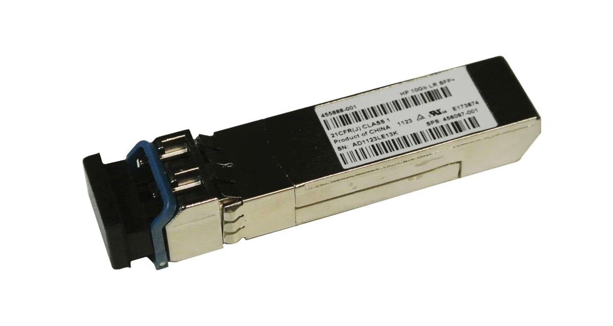 455888-001 | HP BladeSystem c-Class 10GB Long Range Small Form-Factor SFP+ Transceiver Module - NEW