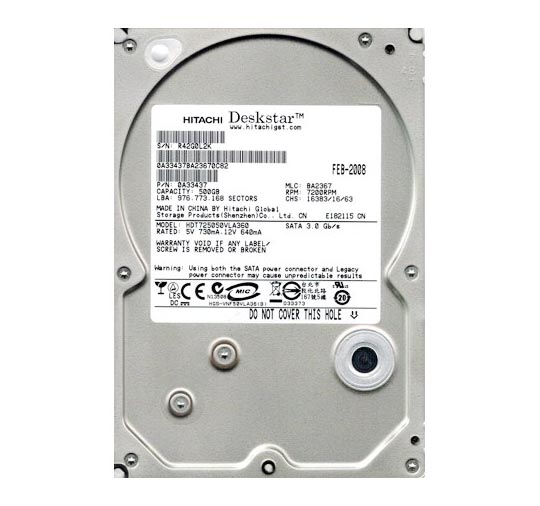 0J18923 | Hitachi 320GB 5400RPM SATA 3 Gbps 2.5 8MB Cache Travelstar Hard Drive