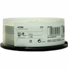 48967 | Tdk - 	Disc Blu-Ray Single Layer 25Gb Write Once 2X Thermal Glossy White 25Pk. (48967A)