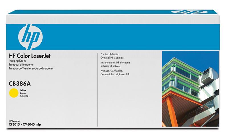 CB386A | HP Imaging Drum Unit (Yellow) for Color LaserJet CP6015 Series Printer