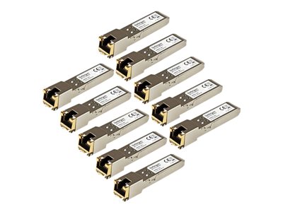 J8177C10PKST | StarTech J8177C10Pkst Gigabit Rj45 Copper SFP Transceiver Module