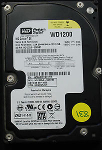 WD1200JS | WD Caviar 120GB 7200RPM SATA 3Gb/s 8MB Cache 3.5 Hard Drive