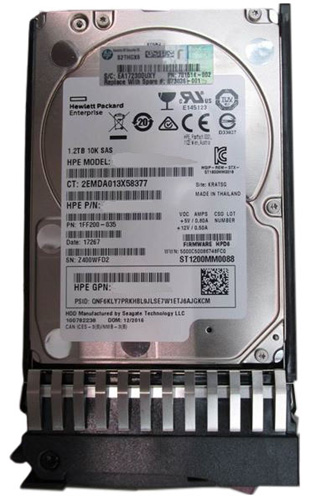 876936-002 | HPE 1.2TB 10000RPM SAS 12Gb/s 2.5 SFF SC 512N Hot-pluggable Digitally Signed Hard Drive