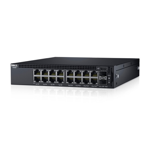 210-AEIL | Dell Networking X1018P Switch 16-Ports Managed Rack-mountable