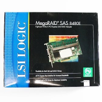 LSI00049 | LSI MegaRAID 256MB DDR2 PCI Express x8 SAS 8408E 8-Port SAS RAID Controller