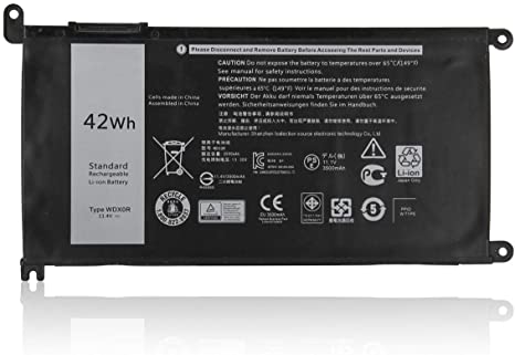 WDX0R | Dell 4-Cell 42Wh 11.4-Volts Laptop Battery for Inspiron 15 5568