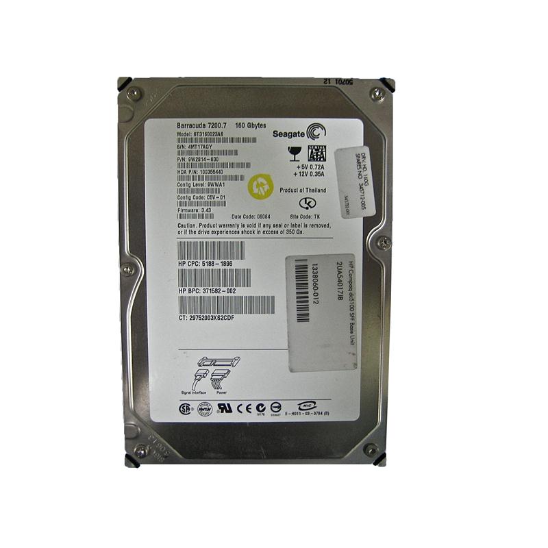 0F10978 | Hitachi Deskstar 7K1000.C 160GB 7200RPM SATA 3GB/s 8MB Cache 3.5 Hard Drive