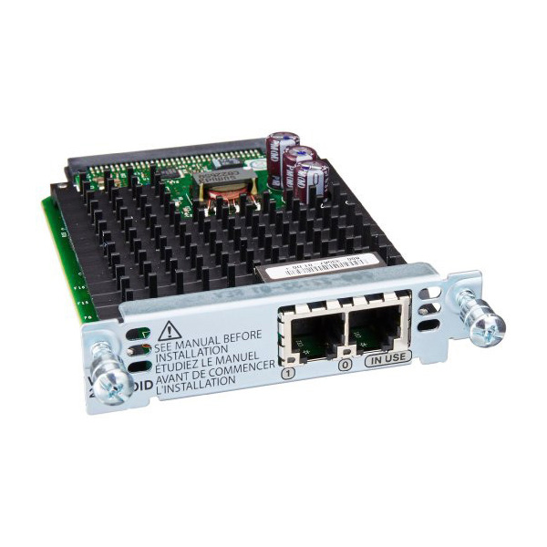 VIC3-2FXS-E/DID-RF | Cisco 2-Port FXS Enhanced and DID Voice/Fax Interface Card - voice / fax module