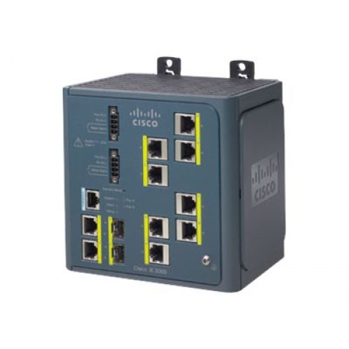 IE-3000-8TC | Cisco Industrial Ethernet 3000 Series Managed L2 Switch 8 Ethernet-Ports and 2 Combo Gigabit SFP-Ports