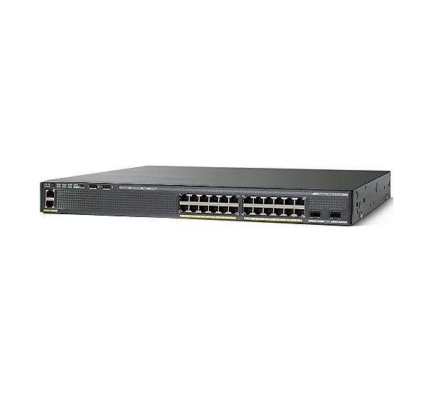 WS-C2960X-24TD-L | Cisco Catalyst 2960x-24td-l Managed Switch - 24 Ethernet Ports And 2 SFP+ Ports - NEW