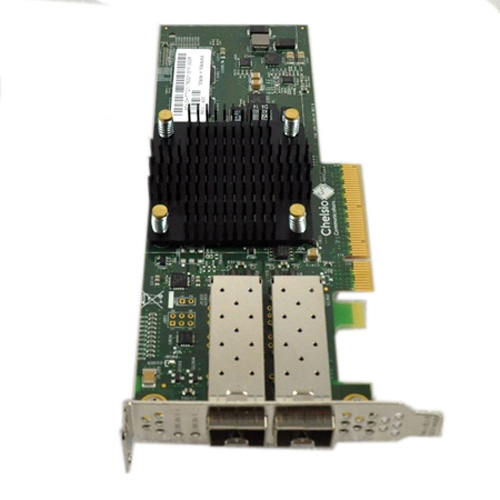100-1160-00 | Chelsio T520-CR High Performance, Dual Port 10 GbE Unified Wire Adapter ,PCI Express X8 ,Optical Fibre