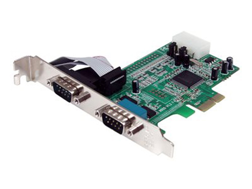 PEX2S553 | StarTech - 2 Port Native Pci Express Rs232 Serial Adapter Card With 16550 Uart - Serial Adapter (Pex2S553) - NEW