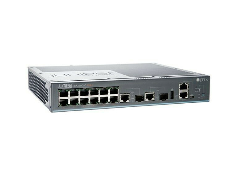EX2200-C-12P-2G | Juniper 12-Port 10/100/1000Base-T Ethernet Network Switch